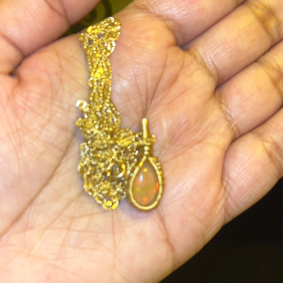 Ethiopian Opal necklace - Picture 3 of 3